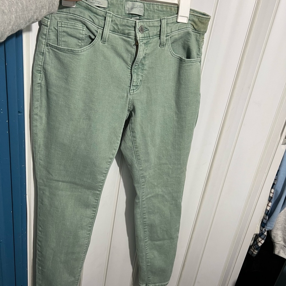 Green Skinny Jeans